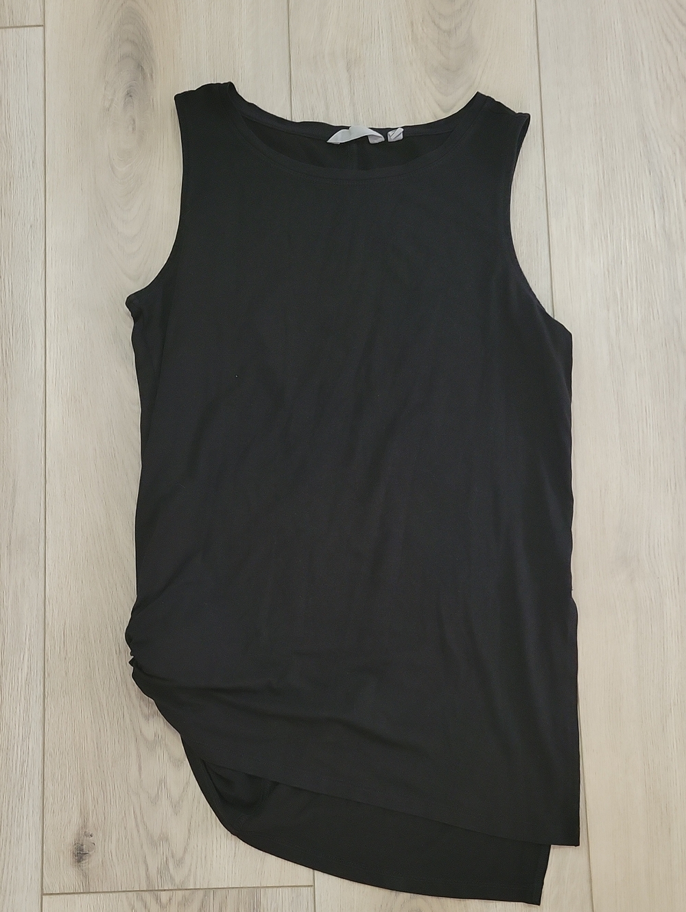 Athleta Black Asymmetric Tank Top
